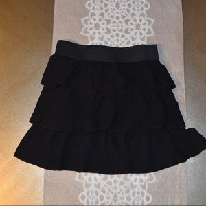 Pretty Girl Flared Ruffle Skirt